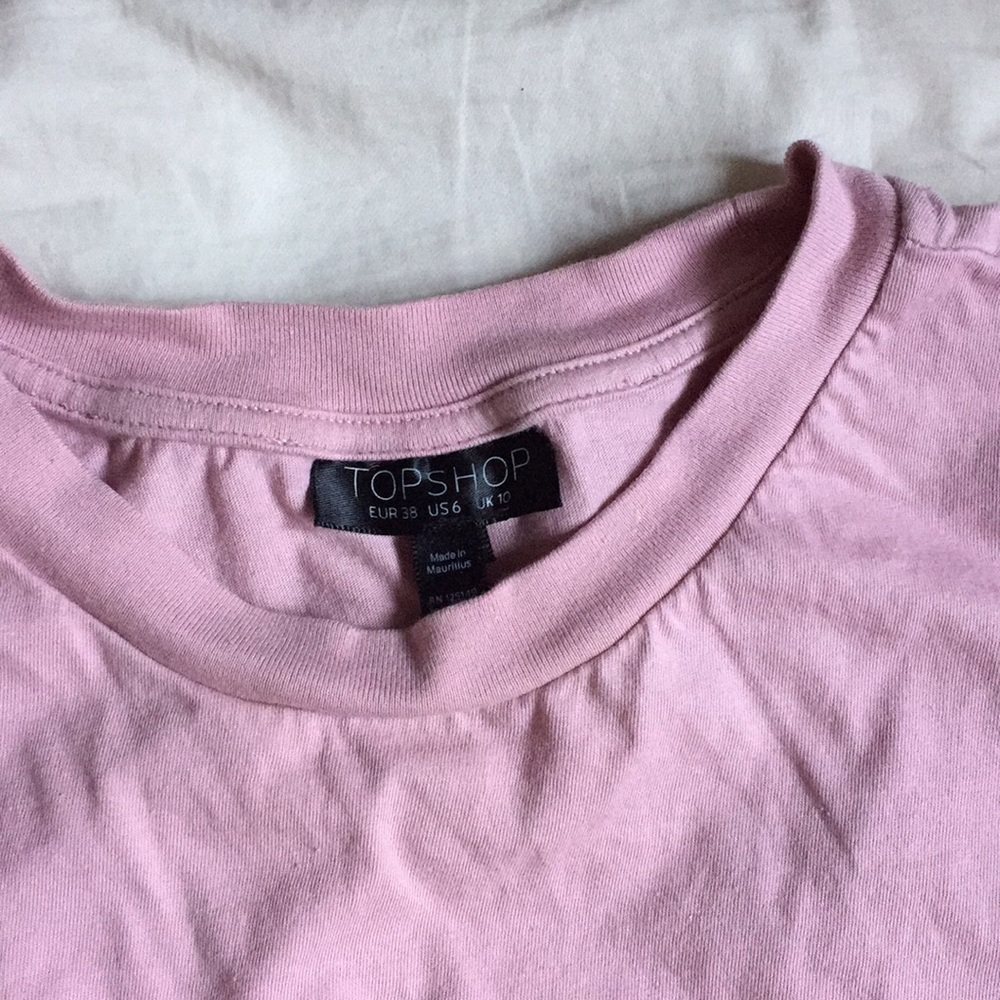 Pink crop top